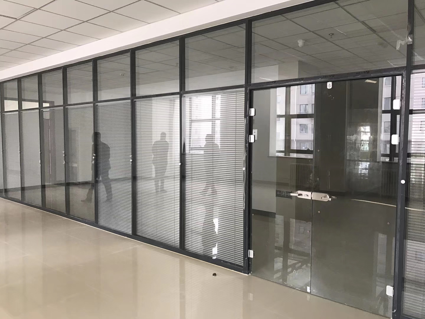 清河门区感应门电动门 - 方案